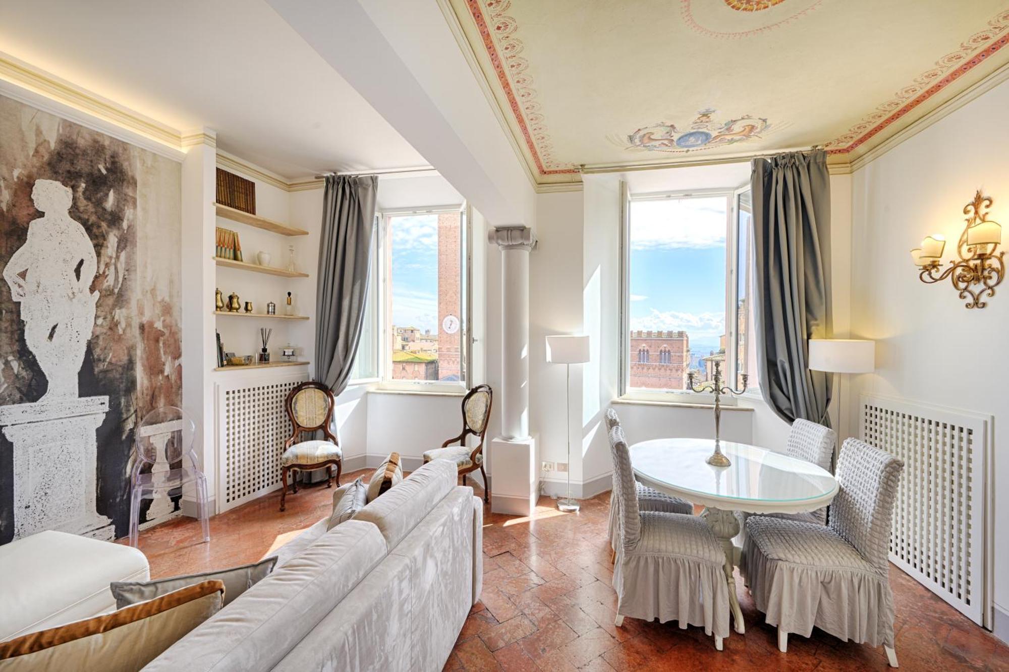 Apartamento Palazzo Lenzi Siena Exterior foto
