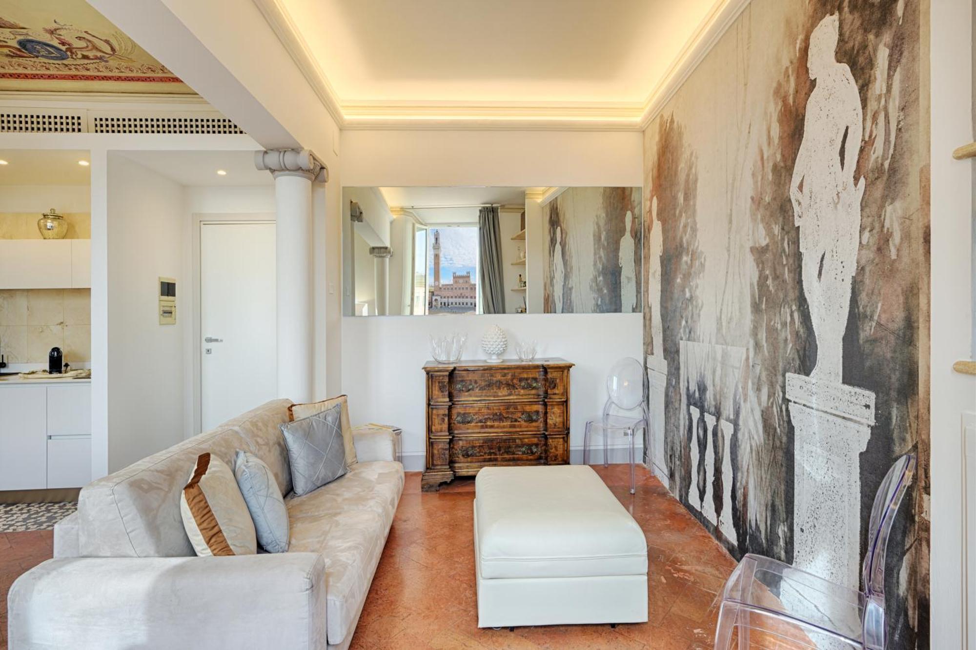 Apartamento Palazzo Lenzi Siena Exterior foto