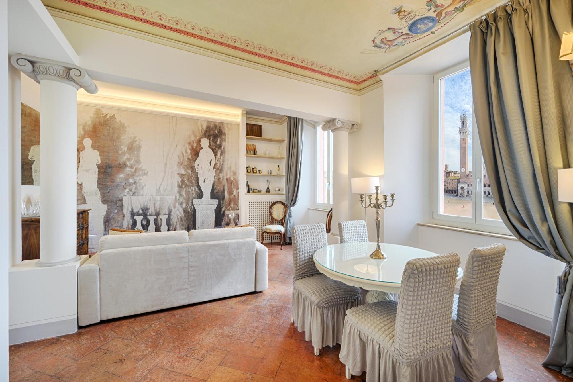 Apartamento Palazzo Lenzi Siena Exterior foto