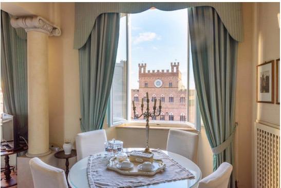 Apartamento Palazzo Lenzi Siena Habitación foto